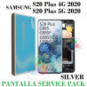 samsung S20 Plus 4G 2020 G985F / S20 Plus 5G 2020 G986B - PANTALLA original SERVICE PACK SILVER