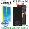 SAMSUNG S23 Ultra 5G 2023 S918B s918 - PANTALLA SERVICE PACK con marco negro