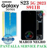 Samsung S23 5G 2023 S911B - Pantalla Service Pack con marco negro