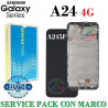 SAMSUNG A24 4g 2023 A245F a245 - PANTALLA SERVICE PACK CON MARCO