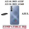 SAMSUNG A15 4G A155F - A15 5G A156B - Tapa trasera + Lente de cámara - Azul - Compatible HQ CON LOGO