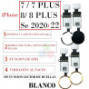 iPhone 7 / 7+ / iPhone 8 / 8+ / iPhone se 2020 / se 2022 / BOTON INICIO MODIFICADO - BLANCO