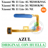 Xiaomi Mi 11 Lite 4G M2101K9AG / Mi 11 Lite 5G M2101K9G / 11 Lite 5G NE 2021 2109119DG - FLEX HUELLA+POWER - azul original