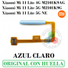 Xiaomi Mi 11 Lite 4G M2101K9AG / Mi 11 Lite 5G M2101K9G / 11 Lite 5G NE 2021 2109119DG - FLEX HUELLA+POWER - azul claro original