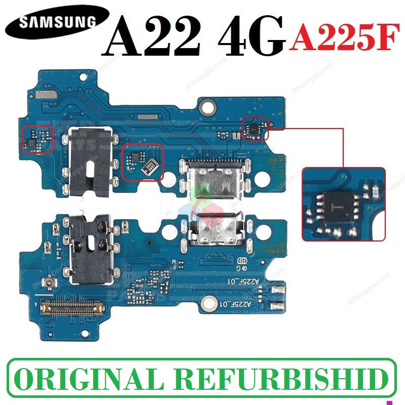 SAMSUNG A22 4G A225F A225 - PLACA DE CARGA ORIGINAL REFURBISHED
