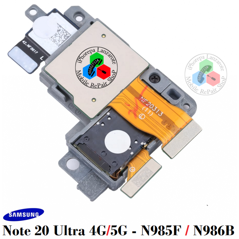 Samsung Note 20 Ultra 4G / 5G 2020 N985f / N986B - SET 3PCS CamaraS traseraS - ORIGINALES