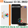 Xiaomi 13 5G 2022 2211133G / Mi 13 5g - PANTALLA SERVICE PACK SIN MARCO