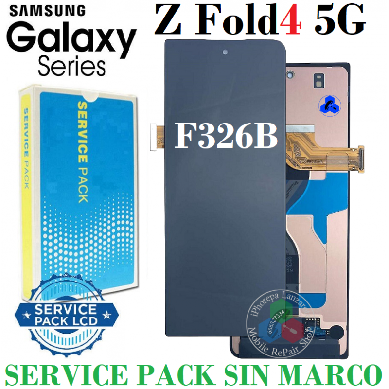 SAMSUNG Z Fold 4 fold4 5G 2022 F936B f936 - PANTALLA SERVICE PACK FRONTAL