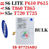 Samsung Tab s5e 2019 T720 / T725 / S6 T860 / T865 2019 / Tab S6 Lite P610 / P615 2020  - BATERÍA BULK CON LOGO