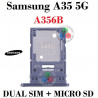 Samsung A35 5G 2024 A356B A356 - BANDEJA DUAL SIM + MICRO SD - NEGRO