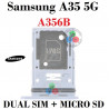 Samsung A35 5G 2024 A356B A356 - BANDEJA DUAL SIM + MICRO SD - SILVER