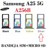 Samsung A25 5G 2023 A256B A256 - BANDEJA SIM + MICRO SD - SILVER