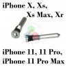 iPhone X,XS,XS MAX,XR,11,11 PRO,11 PRO MAX-TORNILLOS PENTALOBE (2 UNIDADES)-SILVER