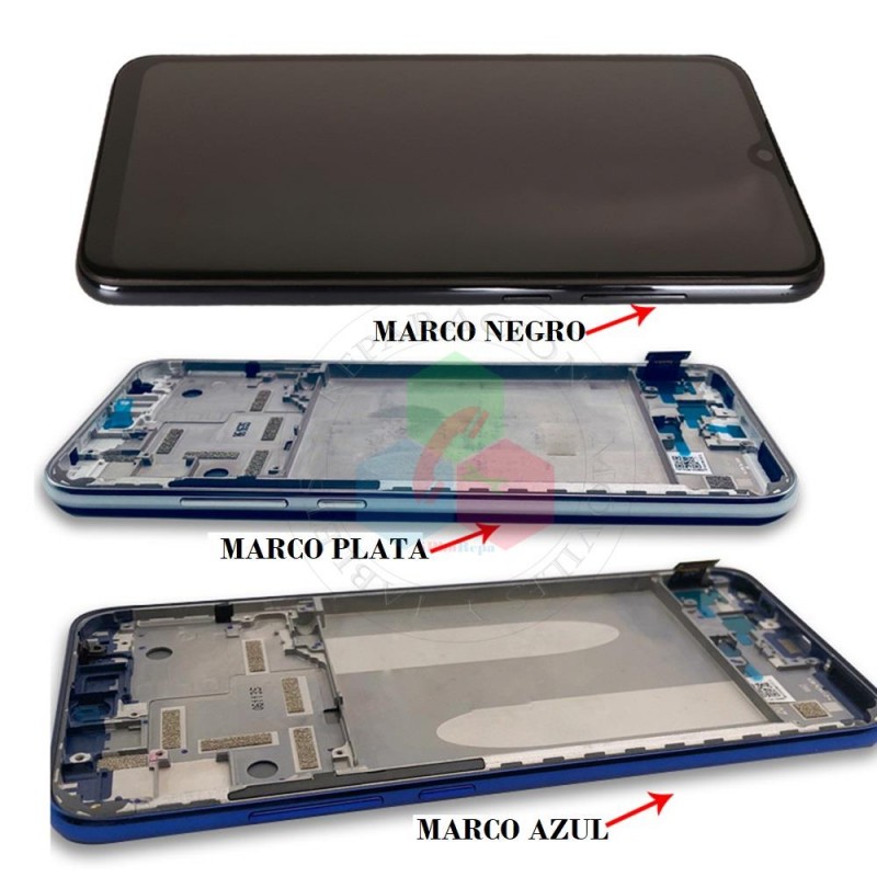 XIAOMI Mi A3 / MiA3 - CC9E - PANTALLA OLED CON MARCO NEGRO