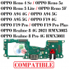 OPPO A94 4G / A94 5G / A95 5G / RENO 4 SE / RENO 5 LITE / RENO 5F / 5Z / REALME 8 4G / 8 PRO 4G / F19 - PLACA DE CARGA COMPATIBL