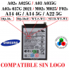 Samsung A14 5G A146 / A14 4G A145 / A02s / A03 / A03s / A04 A45F / A04e A042F / A22 5G A226B - BATERIA COMPATIBLE SIN LOGO