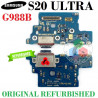 SAMSUNG S20 Ultra 4G / 5G 2020 G988B - PLACA DE CARGA ORIGINAL REFURBISHED
