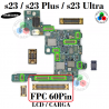Samsung S23 5G 2023 S911B / S23 Plus 5G 2023 S916B / S23 Ultra 5G 2023 S918B - CONECTOR FPC DE LCD Y CARGA 60PIN