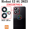 Xiaomi Redmi 12 4G 2023 / Redmi 12 5G 2023 - lente cristal de camara set 3pcs