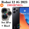 Xiaomi Redmi 12 4G 2023 23053RN02A - SET 3 lentes + embellecedor bisel - ORIGINAL