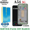 SAMSUNG A54 5G 2023 A546B A546 - PANTALLA SERVICE PACK marco verde