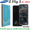 Samsung Z Flip3 5G 2021 F711B F711 - PANTALLA SERVICE PACK CON MARCO NEGRO