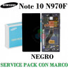 SAMSUNG NOTE 10  2019 N970F N970 - PANTALLA SERVICE PACK CON MARCO NEGRO