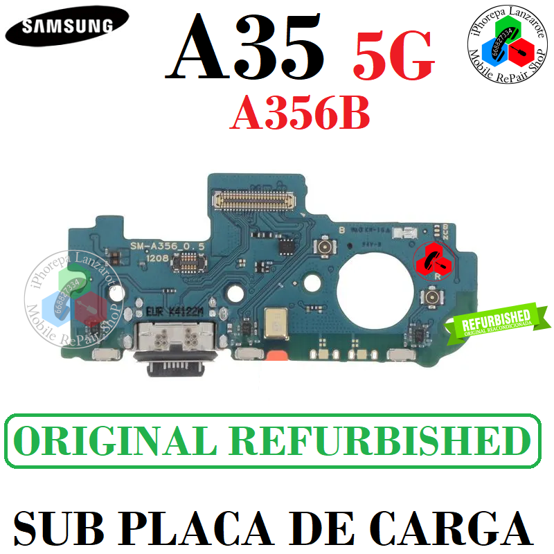 SAMSUNG A35 5G 2024 A356B A356 - PLACA DE CARGA original refurbished