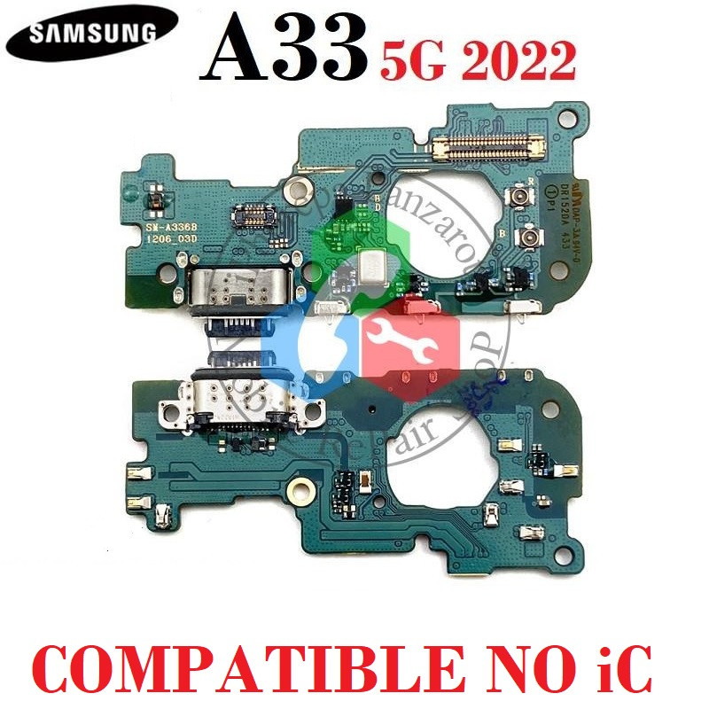 SAMSUNG A33 5G 2022 A336B A336 - PLACA DE CARGA COMPATIBLE SIN COMPONENTES