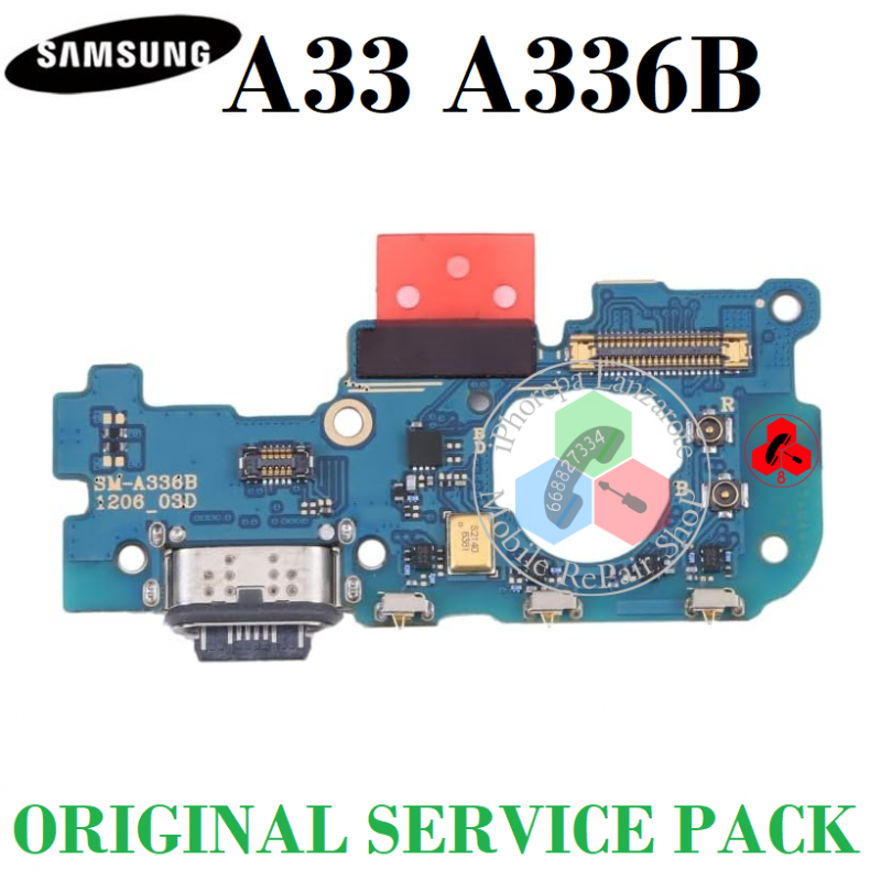SAMSUNG A33 5G 2022 A336B A336 - PLACA DE CARGA ORIGINAL SERVICE PACK