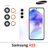 Samsung Galaxy A55 5G 2024 A556B A556 - Lente cristal de cámara ( set 3pcs )