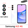 Samsung A15 4G A155F A155 - Lente cristal de cámara ( Set 3 Pcs )