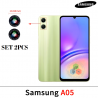 Samsung Galaxy A05 4G 2023 A055F - Lente cristal de cámara ( set 2 pcs )