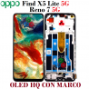 Oppo Find X5 Lite 5G 2022 CPH2371 / OPPO Reno 7 5G CPH2371 - PANTALLA OLED HQ CON MARCO