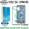 Samsung S22 5G 2022 S901 S901B - Pantalla Service Pack CON MARCO VERDE