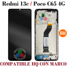 Xiaomi Redmi 13C 4G 2023  / Poco C65 4G / Redmi 13C 5G  - PANTALLA COMPATIBLE HQ CON MARCO