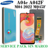 Samsung A04E A042F / A042F/DS / A042M / M04 2022 M045 - PANTALLA SERVICE PACK SIN MARCO