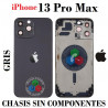 iPhone 13 PRO MAX - CHASIS CARCASA COMPLETA CON LOGO - GRIS