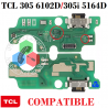 TCL 305 6102D / TCL 305i 5164D - placa de carga COMPATIBLE SIN COMPONENTES