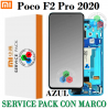 Xiaomi Poco F2 Pro 2020 M2004J11G - PANTALLA SERVICE PACK CON MARCO AZUL