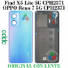Oppo Find X5 Lite 5G 2022 CPH2371 / Oppo Reno 7 5G CPH2371 - TAPA TRASERA ORIGINAL CON LENTE - AZUL