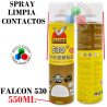 SPRAY FALCON 530 DE  550 ML PARA LIMPIEZA DE  DISPOSITIVOS ELECTRONICOS, PLACA BASE - LIMPIA CONTACTOS