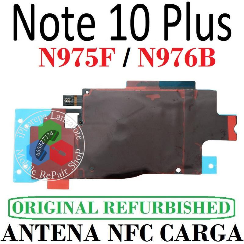 SAMSUNG NOTE 10 PLUS 2019 N975F N975 N976B N976 - Antena NFC de carga inalámbrica original REFURBISHED