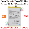 Xiaomi Poco M6 4G / Poco M6 Plus / Redmi 13 4G / Redmi 13 5G - BN5T - BATERIA COMPATIBLE SIN LOGO