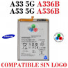 SAMSUNG A33 5G 2022 A336B / A53 5G 2022 A536B - BATERIA COMPATIBLE SIN LOGO