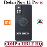 Xiaomi Redmi Note 11 Pro 4G 2022 2201116TG - TAPA TRASERA CON LOGO + LENTE - COMPATIBLE HQ  ( Graphite Gray ) GRIS GRAFITO