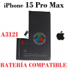 iPhone 15 Pro Max 5G 2023 A2849 - BATERIA compatible
