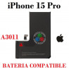 iPhone 15 Pro 5G 2023 A2848 - BATERIA compatible