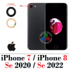 iPhone 7 4g / iPhone 8 4g / iPhone se 2020 / iphone se 2022 - CRISTAL lente DE CÁMARA
