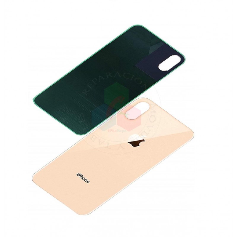 iPhone Xs Max-TAPA TRASERA DORADO